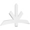 Ekena Millwork Alberta Architectural Grade PVC Gable Bracket, 72"W x 36"H x 2"D x 6"F, 12/12 Pitch GBP072X36X0206ALB00 - alternate 1